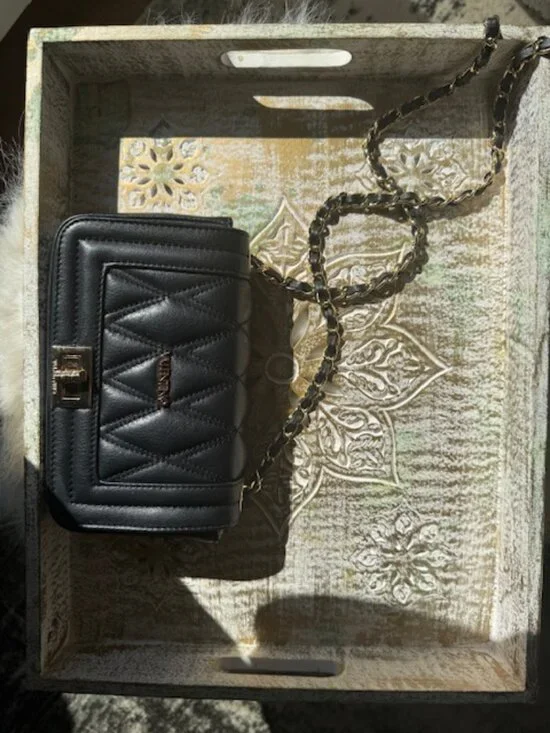 Valentino purse, Beatriz D Leather Shoulder Bag - Picture 3 of 5